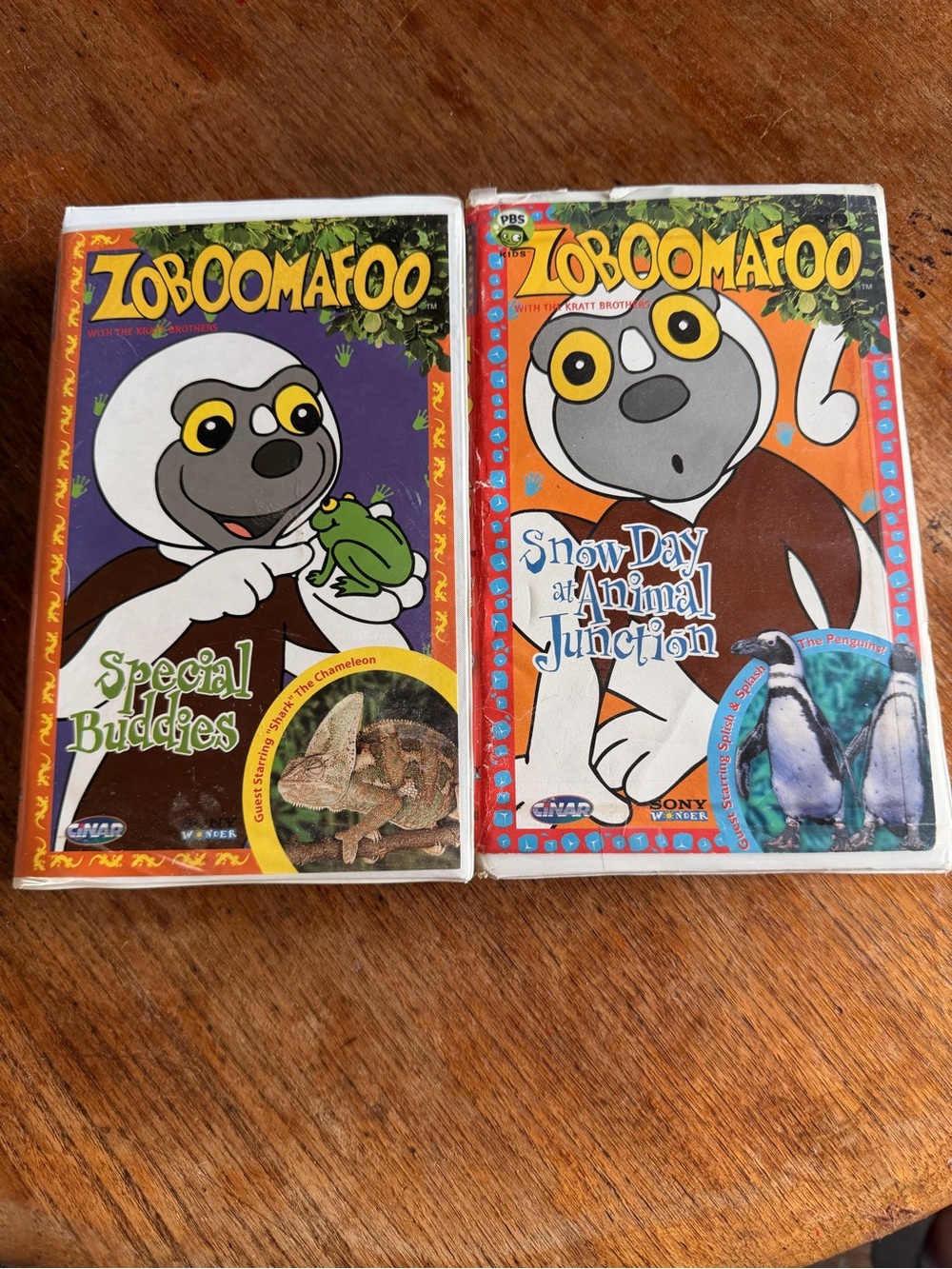Zoboomafoo Snow Day At Animal Junction + Special Buddies VHS Kratt Brothers PBS